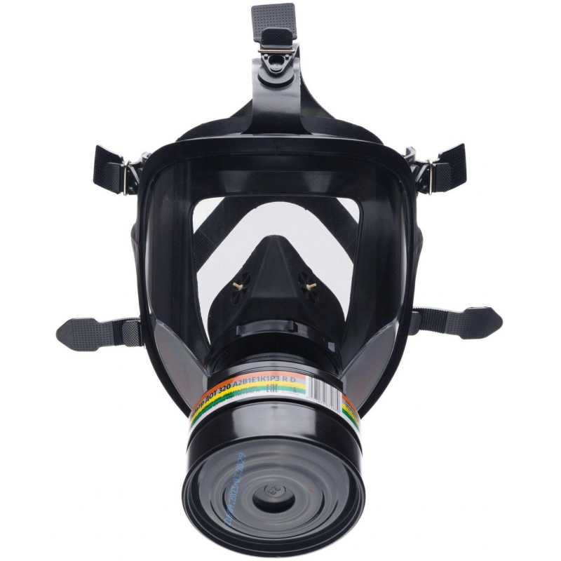 Противогаз фильтрующий ДОТ 320 марки А2В1Е1К1Р3RD с полнолицевой маской МАГ