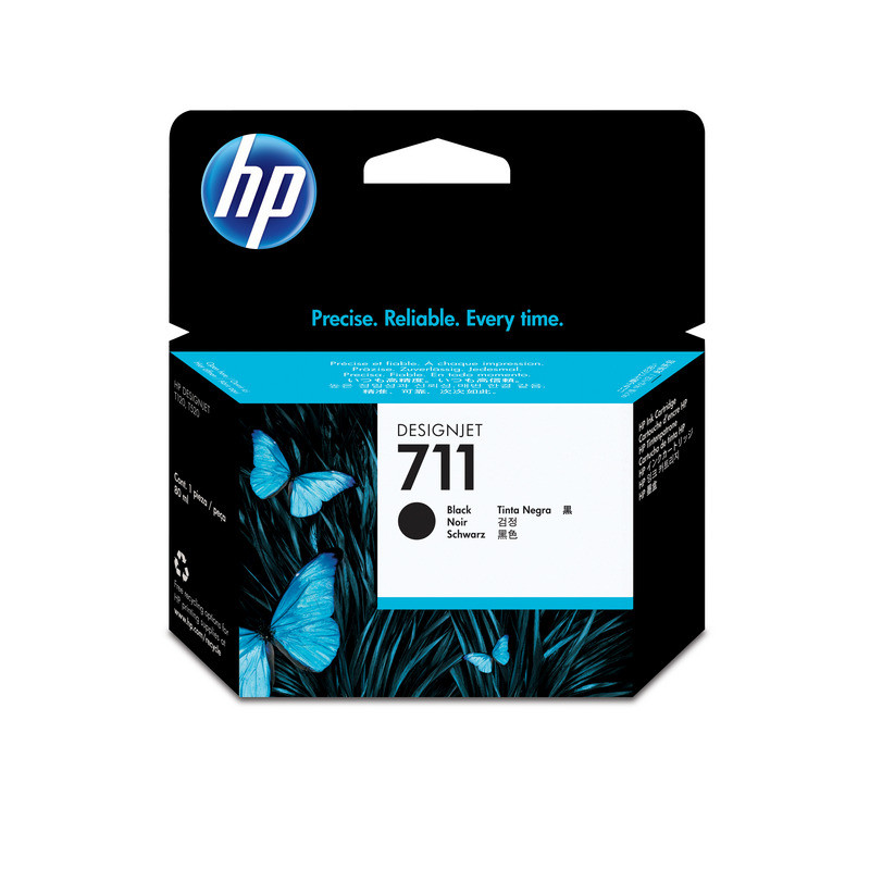 Картридж струйный HP 711 CZ133A чер. пов.емк. для DgnJ T120/520