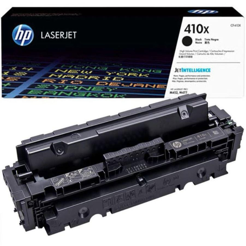 Картридж лазерный HP 410X CF410X чер. пов.емк. для CLJ Pro M452