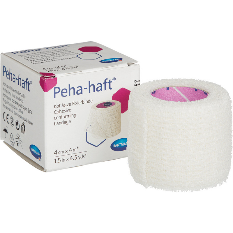 Перевяз. ср-ва Бинт самофикс эласт 4 м х 4 см, PEHA-HAFT 932483