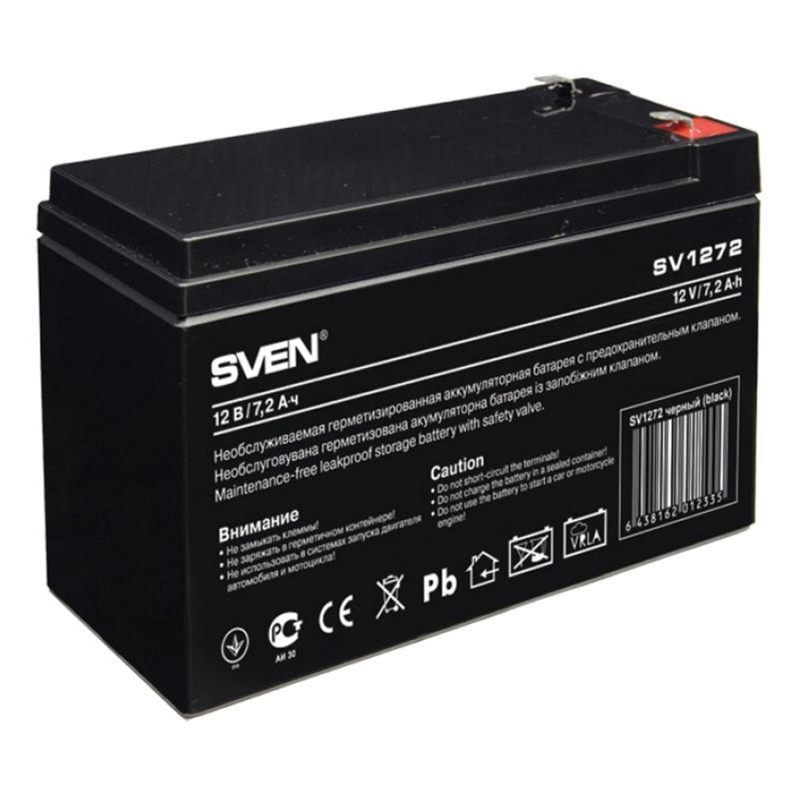 Батарея для ИБП SVEN SV 1272 (12V/7,2Ah) аккумуляторная