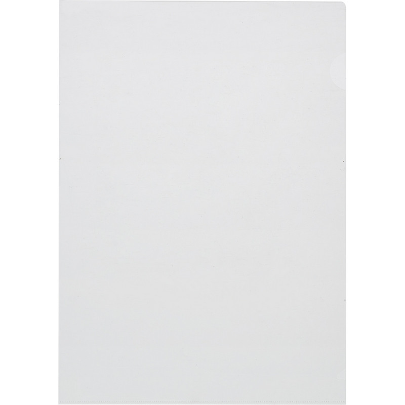 Папка уголок , 150 мкм, прозрачный 10шт/уп Россия