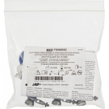 Электроды для ЭКГ многораз. D 15 грудные детские комплект 6штFiabF9009SSC