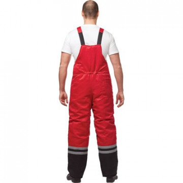 Костюм рабочий зимний муж з03-КПК красн/чер (р.60-62) 182-188