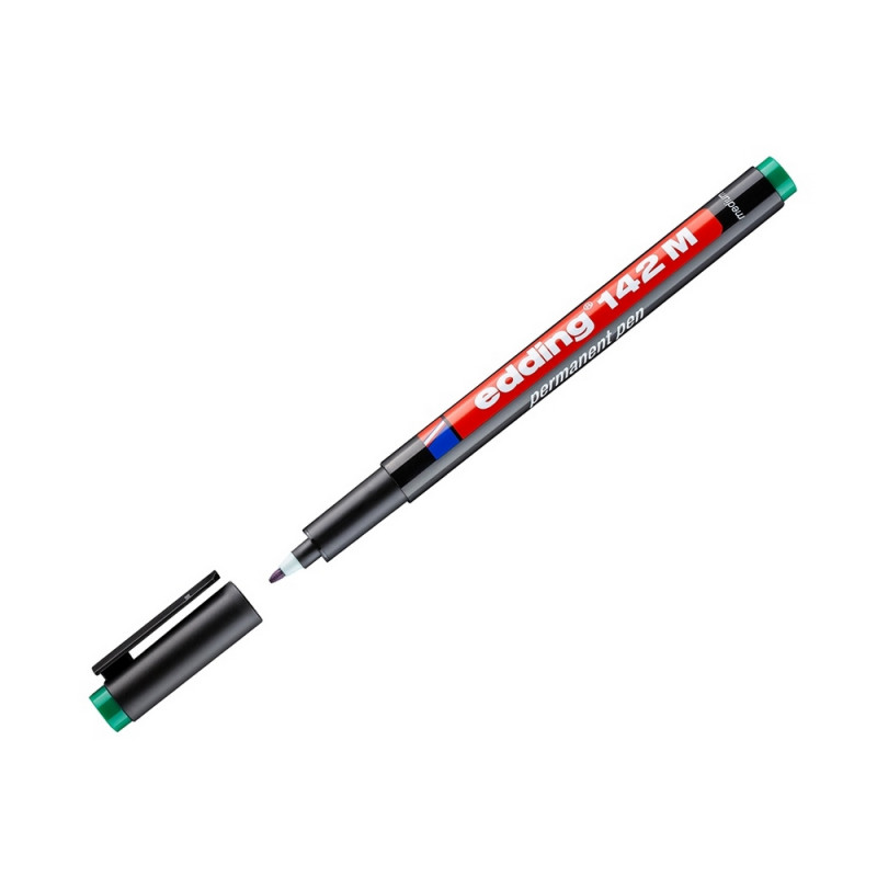 Маркер для глянц. поверхностей EDDING 142/4 M зеленый 1 мм
