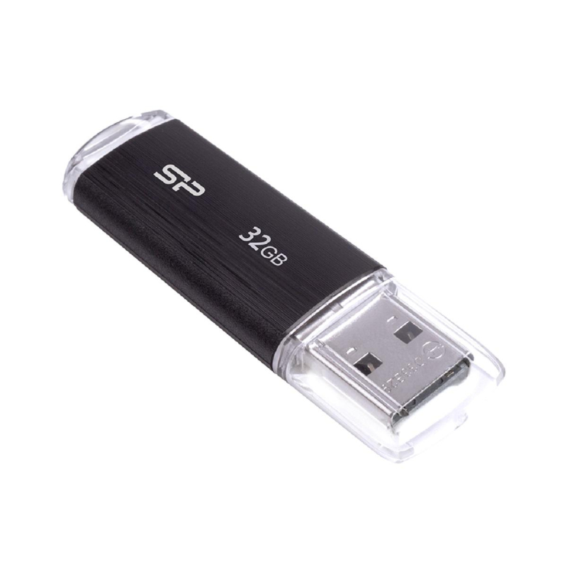 Флеш-память Silicon Power Ultima U02, 32Gb, USB 2.0, чер, SP032GBUF2U02V1K