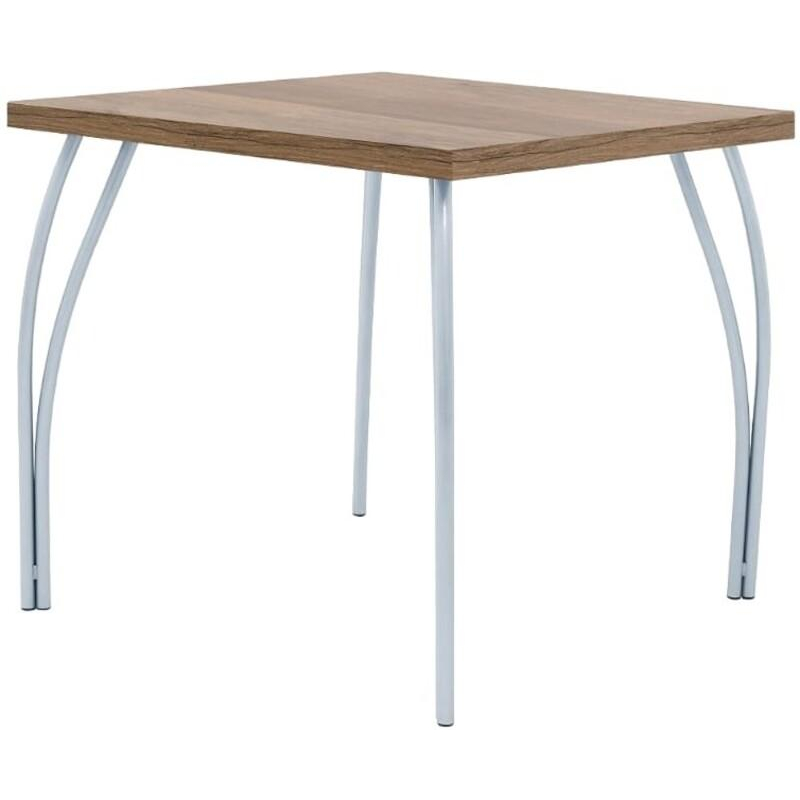 Стол обеденный UD_Страйк СТ5-01 800х800 квадр, опора металл, 1023 дуб горн