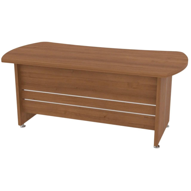 Стол САТУРН-Д для рук-ля эргоном. 2000 (800,004) орех гварнери