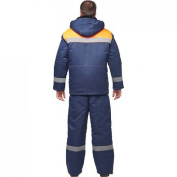 Куртка рабочая зимняя муж з32-КУ син/оранж смес 48-50/182-188 (Арсенал-СП)