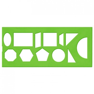 Трафарет геометрических фигур 'ТТ11