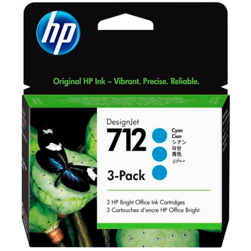 Картридж струйный HP 712 3ED77A гол. для DJ Т230/630 (3шт/уп)