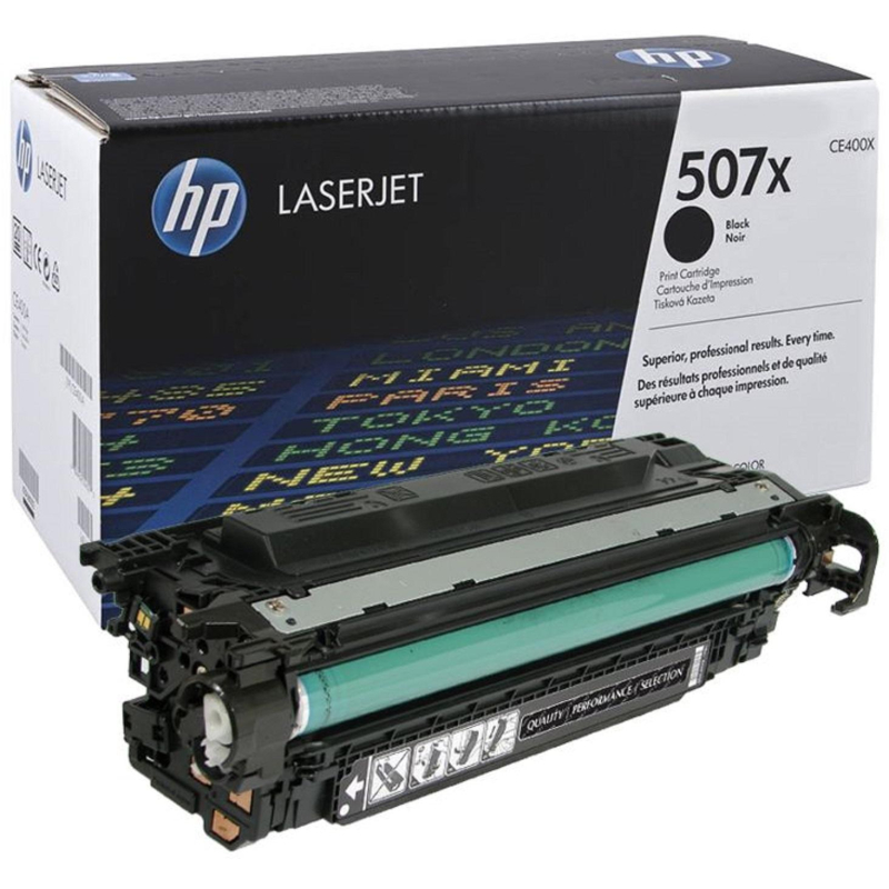 Картридж лазерный HP 507X CE400X чер. пов.емк. для CLJM525/M551/M570/M575