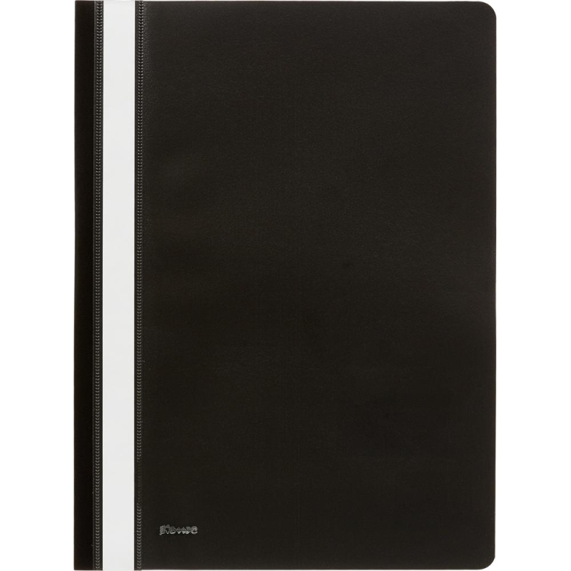 Скоросшиватель пластиковый Комус А4 черный 1810