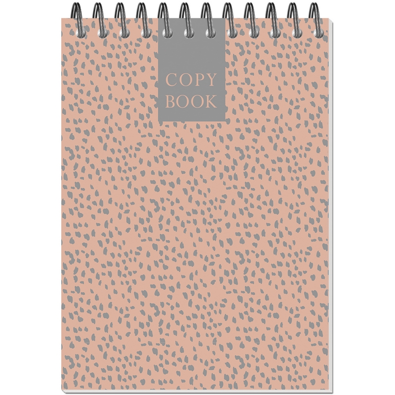 Блокнот А6,60л,точка,греб.верхн,обл.глянц.лам. Attache Fleur Коралл