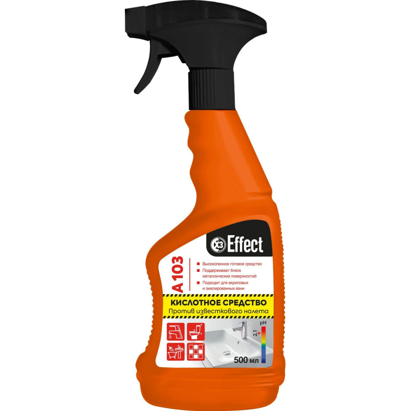 Профхим сантех кисл д/удален налета-ржавч,д/акрила Effect/ALFA 103,0,5л_т/р