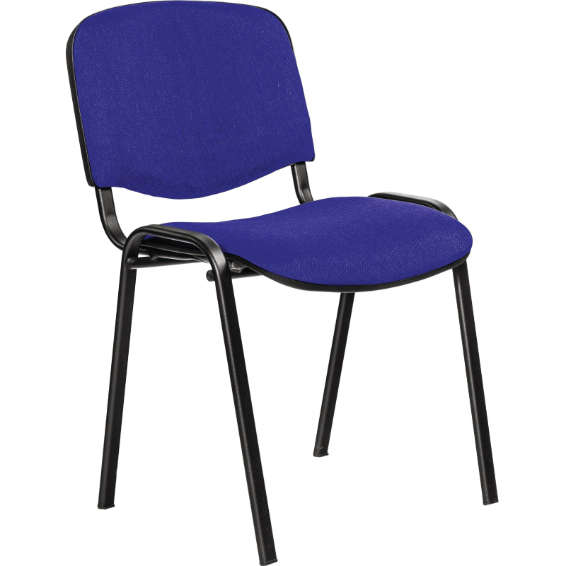 Стул SK5_AL_Персона 3 (ИЗО) черный, ткань синяя
