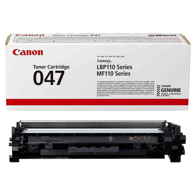 Тонер-картридж Canon 047 BK (2164C002) чер. для MF112/113