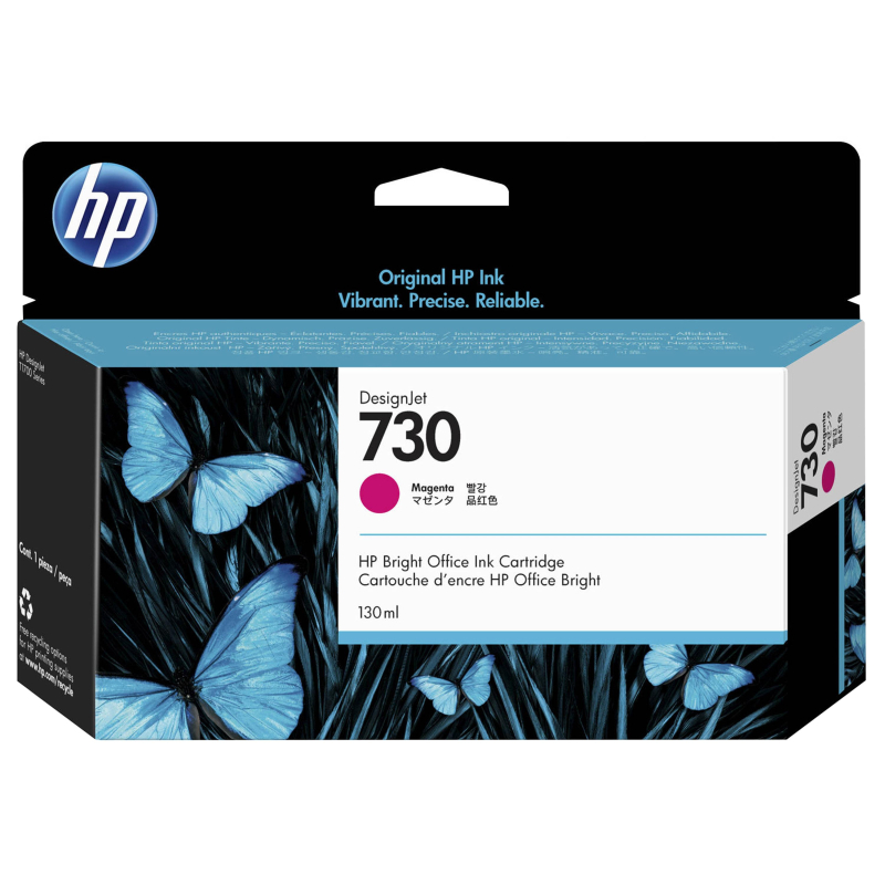 Картридж струйный HP 730 P2V63A пур. (130мл) для T1700