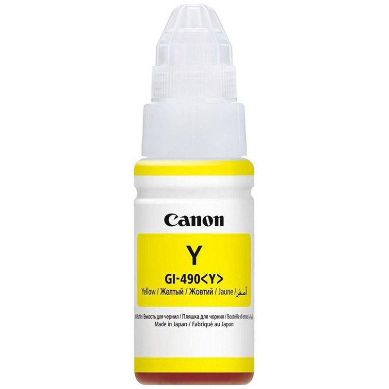 Чернила Canon GI-490Y (0666C001) жел. для G1400/2400/3400