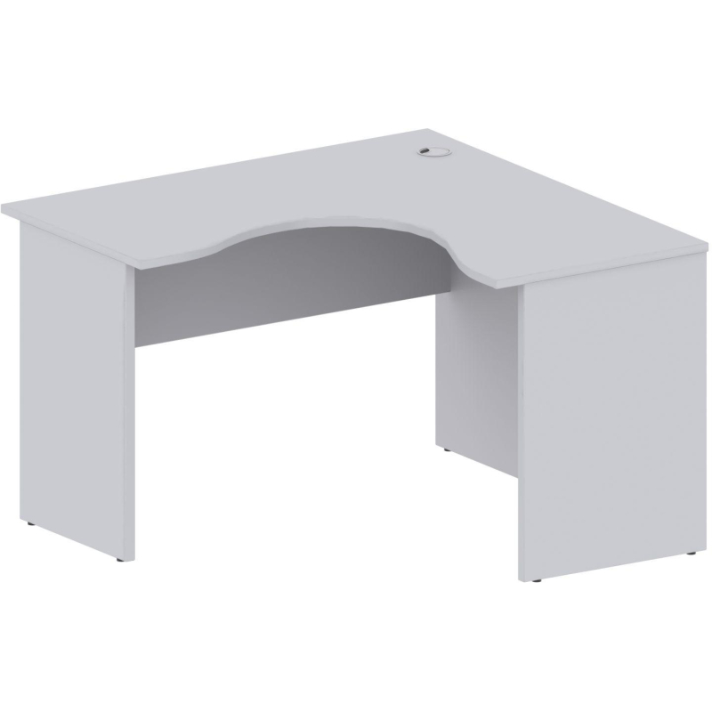 Стол Easy One правый (880,881) серый Ш1200 Г1200