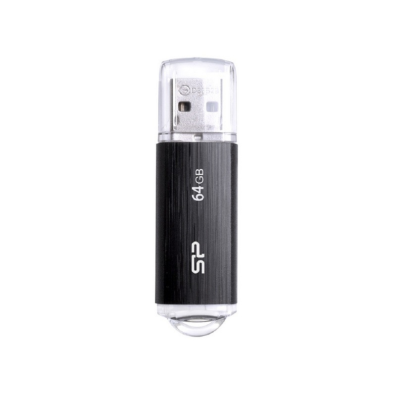 Флеш-память Silicon Power Ultima U02, 64Gb, USB 2.0, чер, SP064GBUF2U02V1K
