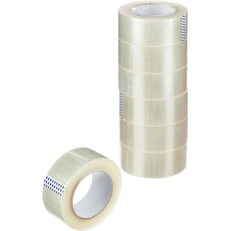 Клейкая лента упаковочная 48мм х 132м, прозрачная, 45мкм, 54шт/уп