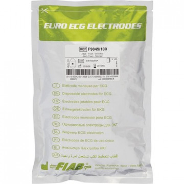 Электроды для ЭКГ однораз.48х34мм, пена, универс. Fiab F9049 100шт/уп