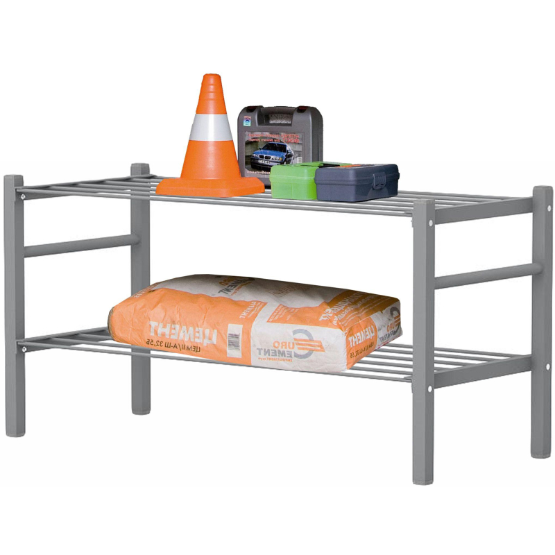 Стеллаж металлический N_П-46, для обуви, 720х300х370