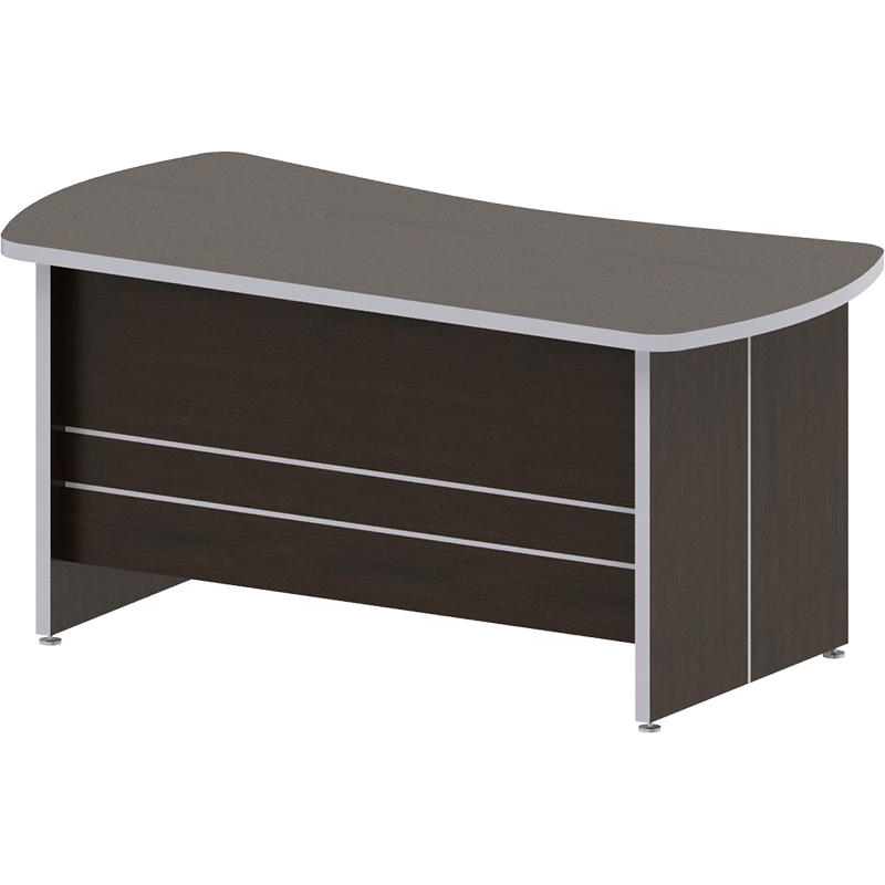 Стол САТУРН-Д для рук-ля эргоном. 1600 (800,023) венге(854)