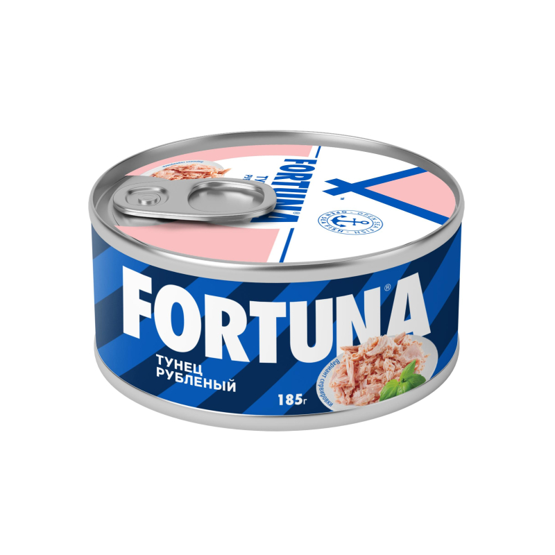 Тунец консервированный Fortuna Тунец рубленый, 185г