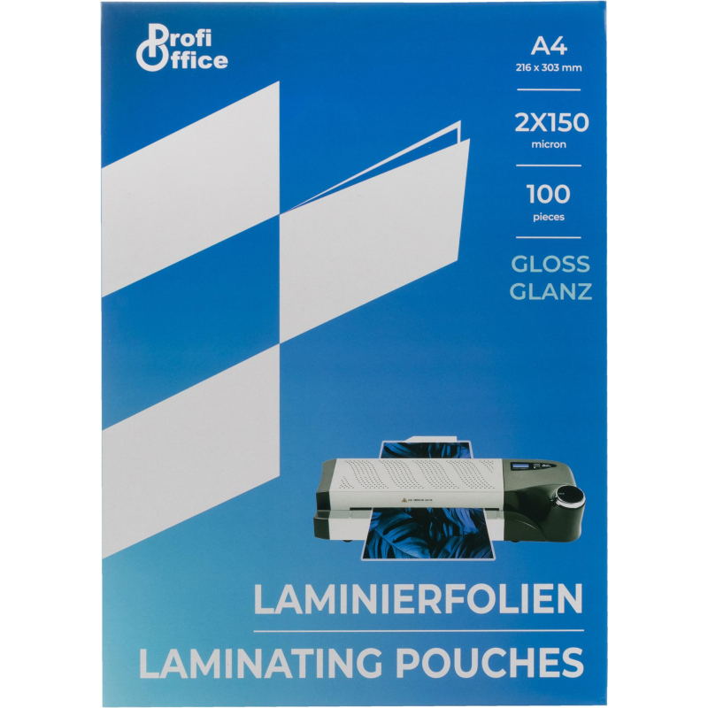 Пленка для ламинирования ProfiOffice А4, 150мкм 100шт/уп.