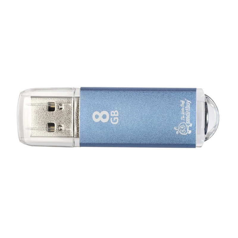 Флеш-память Smartbuy V-Cut, 8Gb, USB 2.0, син, SB8GBVC-B