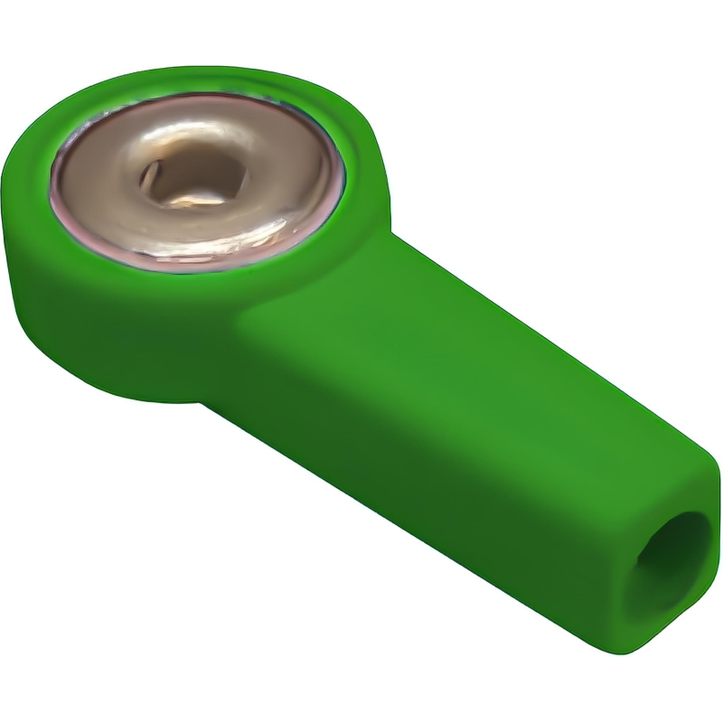 Переходник-адаптер, 4мм-кнопка, зеленый, PG-922/4TV, Fiab 10шт/уп