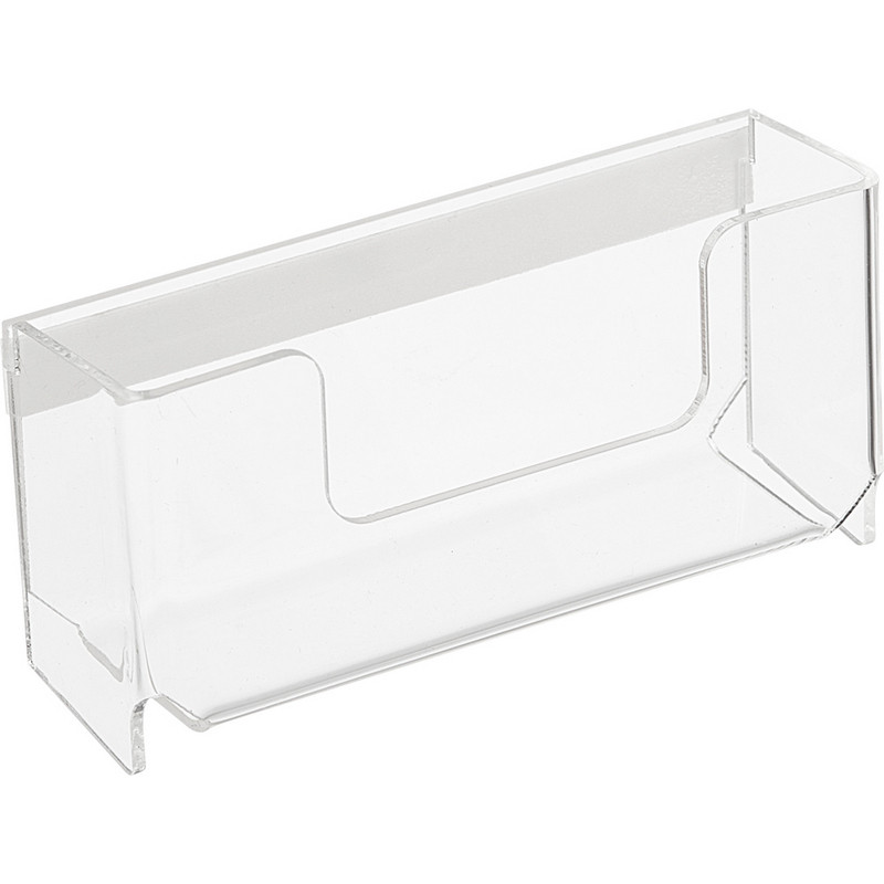 Подставка настольная/настенная Attache 95х45х25мм на скот для визиток акрил