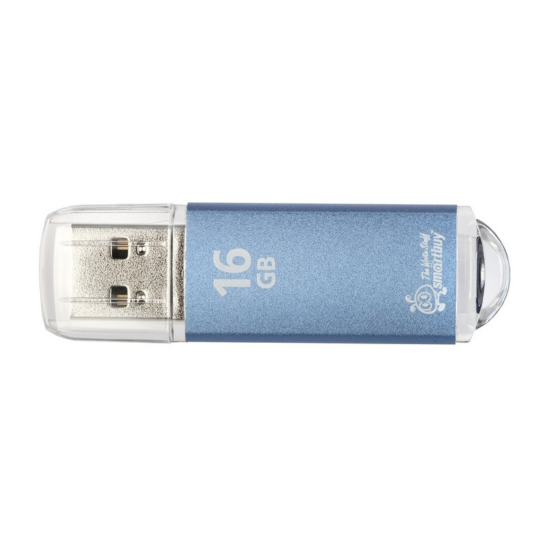 Флеш-память Smartbuy V-Cut, 16Gb, USB 2.0, син, SB16GBVC-B
