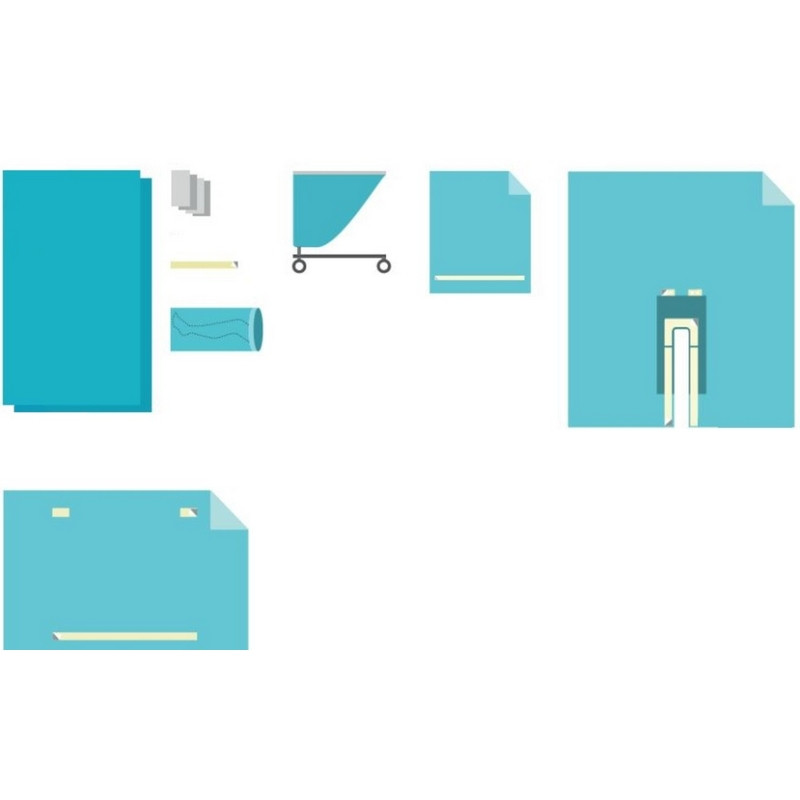 Мед.однораз. белье КБО - 07 (для бедра), стерил  Гекса