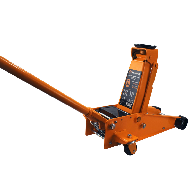 Домкрат гидравлический подкатной 3 т, 115-470 мм Вихрь ДМК-3Б