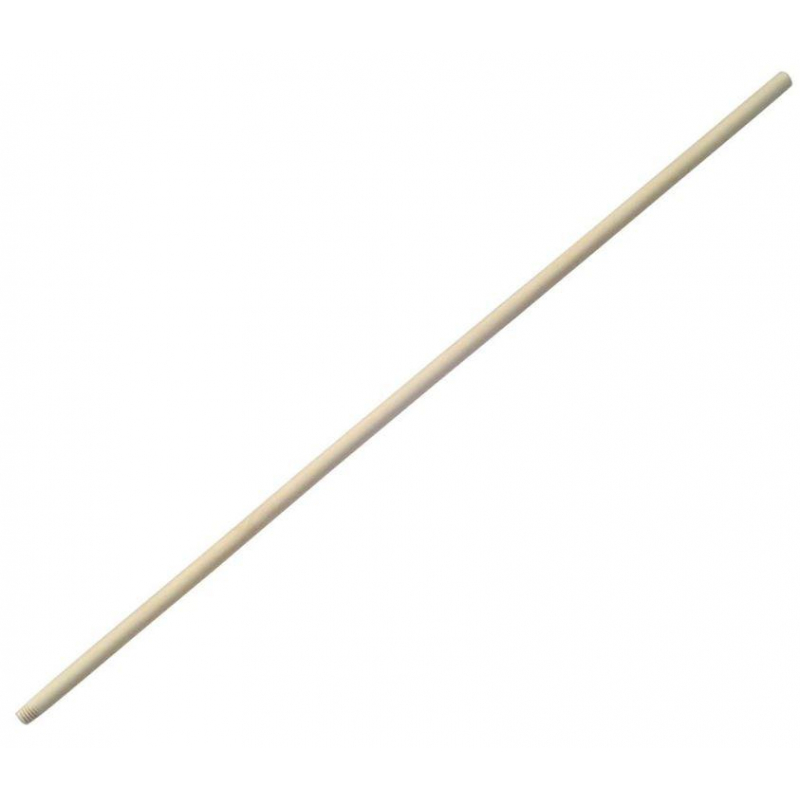 Рукоятка деревянная ЛЮКС 120см d.22мм с резьбой 9650