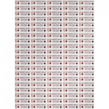 Индикатор стерилизации ПАР ИнТЕСТ-ПФ2 121/25, 134/5, 500 шт., б/ж