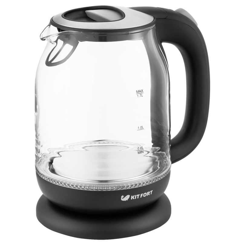 Чайник Kitfort КТ-654-5 серый, 1.7л