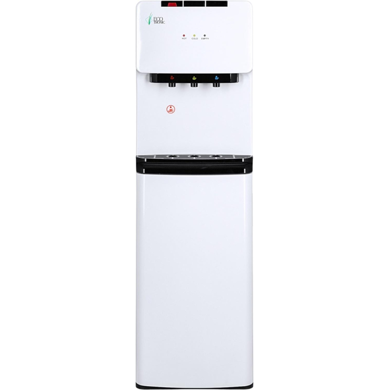 Кулер Ecotronic K41-LXE  white-black с нижн загрузкой бутыли и электр охлаж