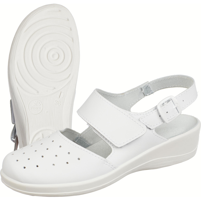 Сабо Бэлла жен.нат.кожа белые (р.36) (69110108)