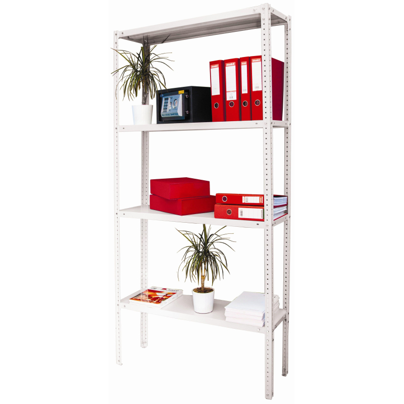 Стеллаж металлический P_МС-15/57 с 4-мя полками 700х500х1500