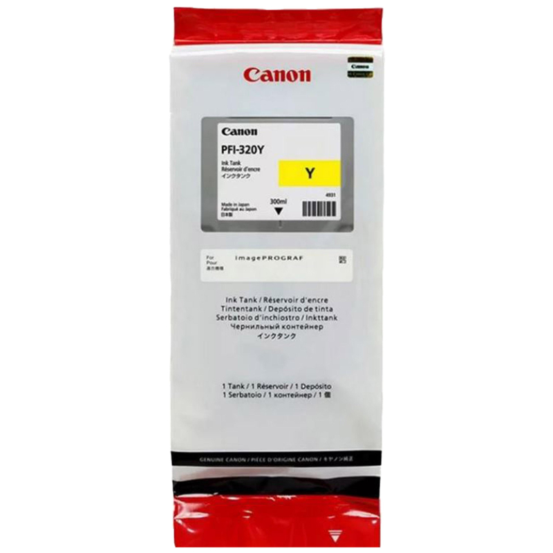 Картридж струйный Canon PFI-320Y (2893C001) жел. для TM-200/205/300/305