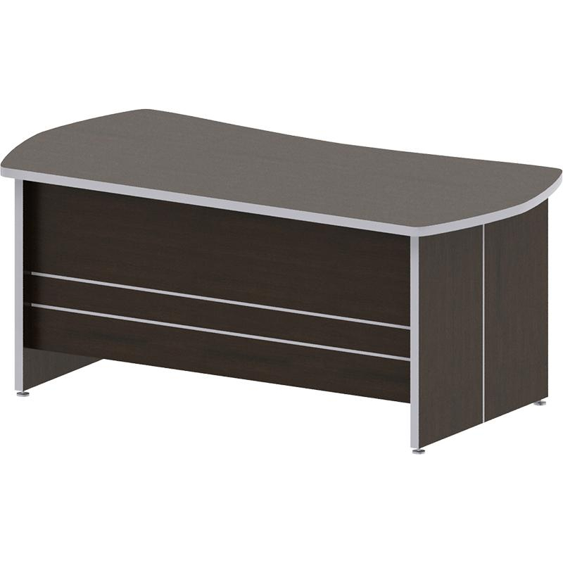 Стол САТУРН-Д для рук-ля эргоном. 1800 (800,003) венге(854)