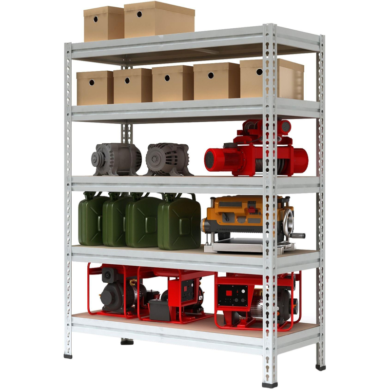 Стеллаж металлический P_МС-Т 15515-2.5   с 5-ю полками 1550х535х2500