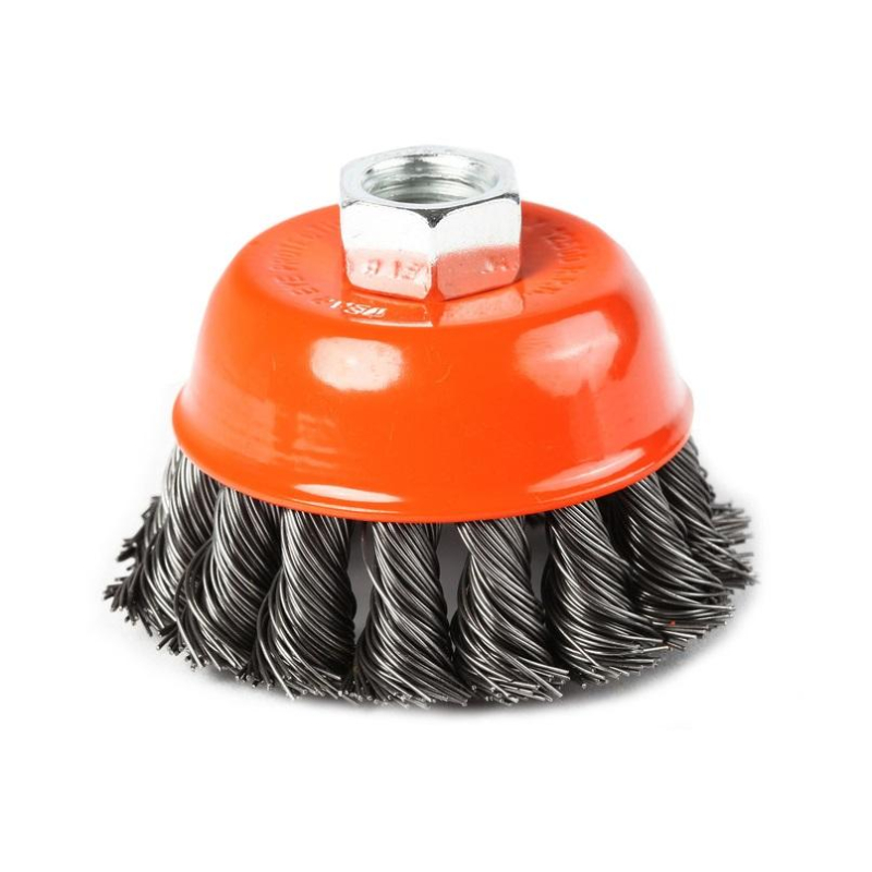 Корщетка для УШМ EDGE by PATRIOT d75мм, М14, чашка витая (813010006)