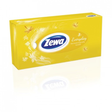 Салфетки косметические Zewa Everyday 6286 2х сл. в кор.100 шт.