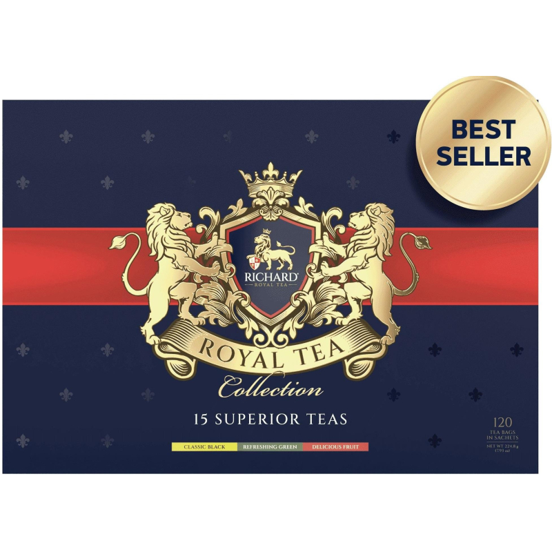 Чай ассорти в пакетиках Richard Royal Tea Collection 15 видов, 120пак