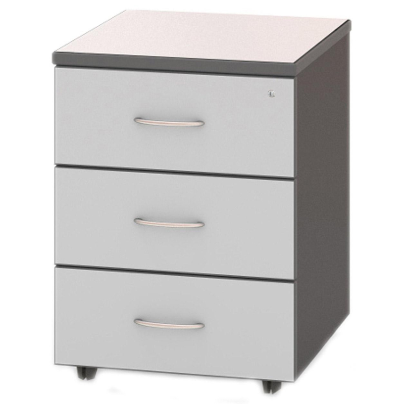 Тумба SH_Стратегия . выкат. с замком T08 61126 (500181) серый